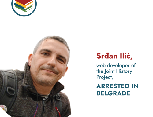 Srđan Ilić, web developer Projekta zajedničkih povijesnih čitanki, uhićen u Beogradu
